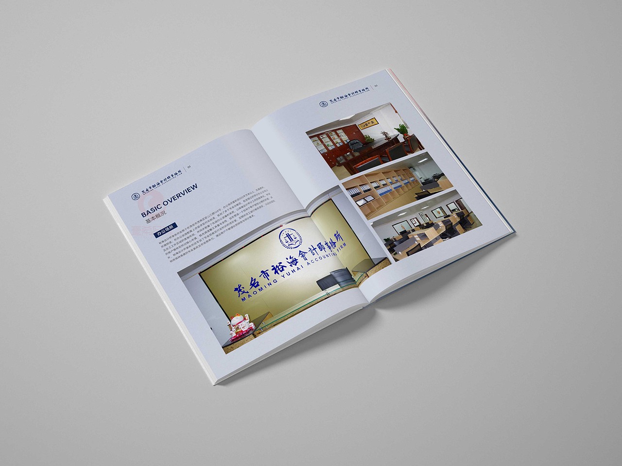 一希品牌设计---会计师事务所画册宣传册设计