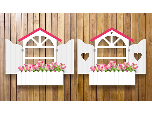 精美装饰挂件和花架