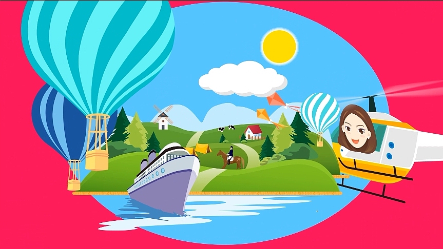 综艺旅游节目包装MG动画