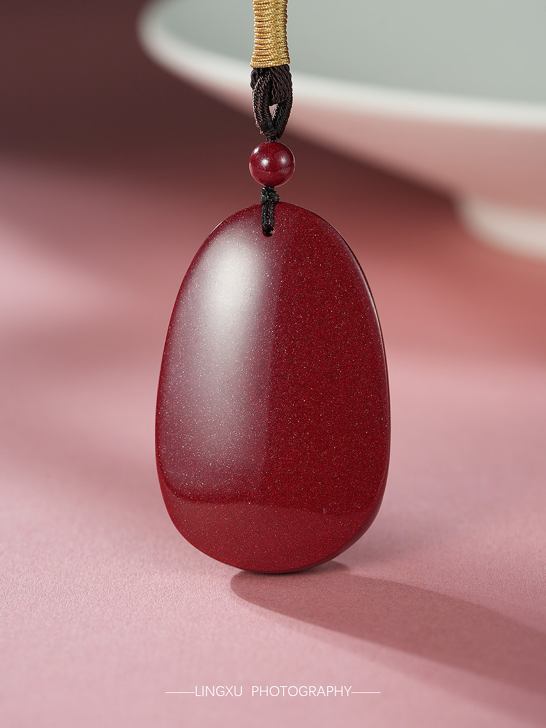 新中式朱砂吊坠拍摄