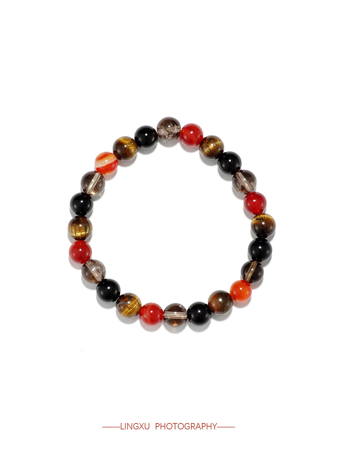 纯白底图手串拍摄