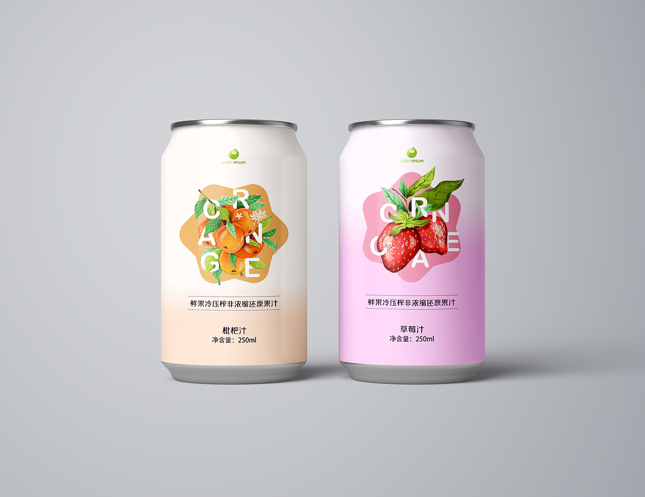 饮料宣传和包装