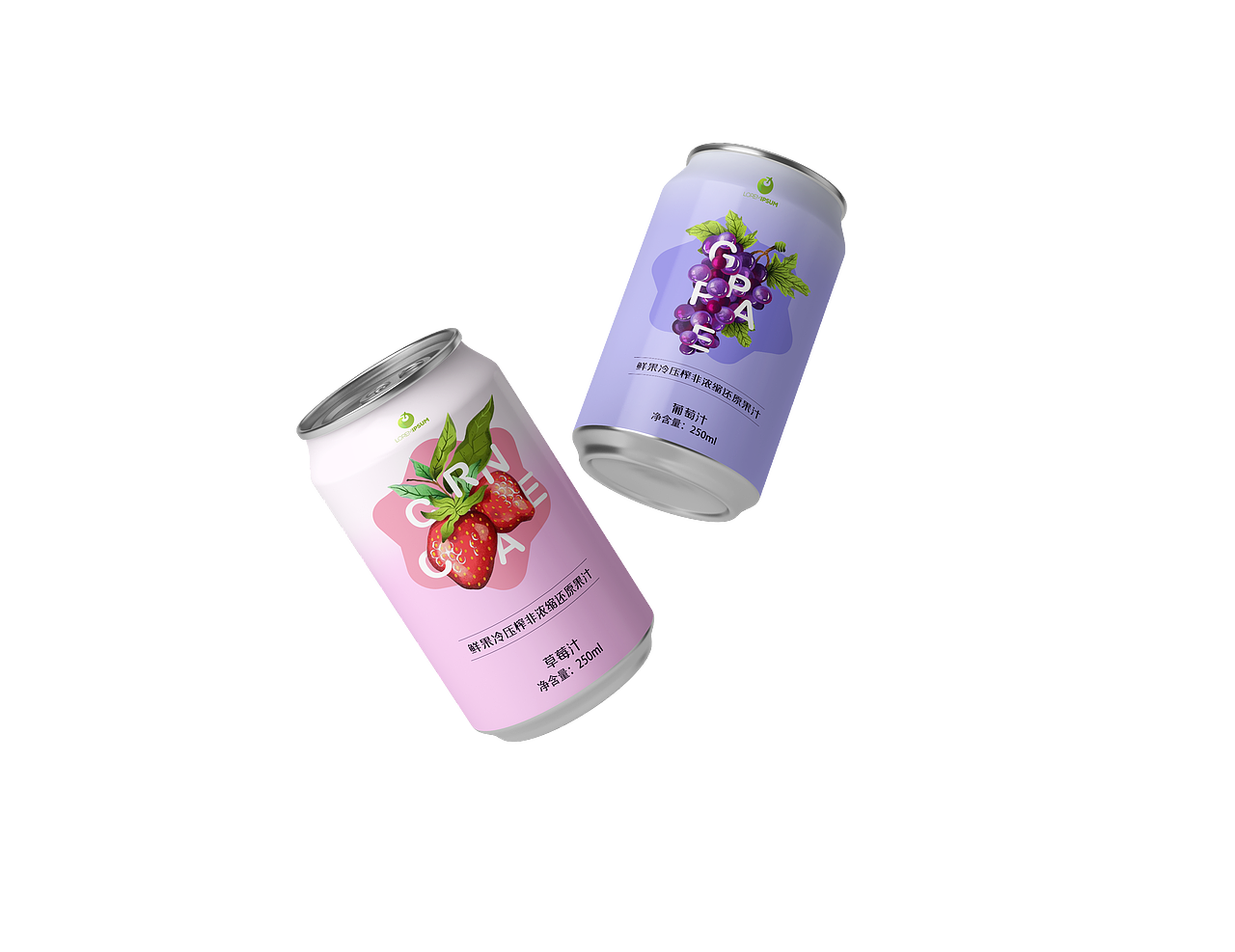 饮料宣传和包装