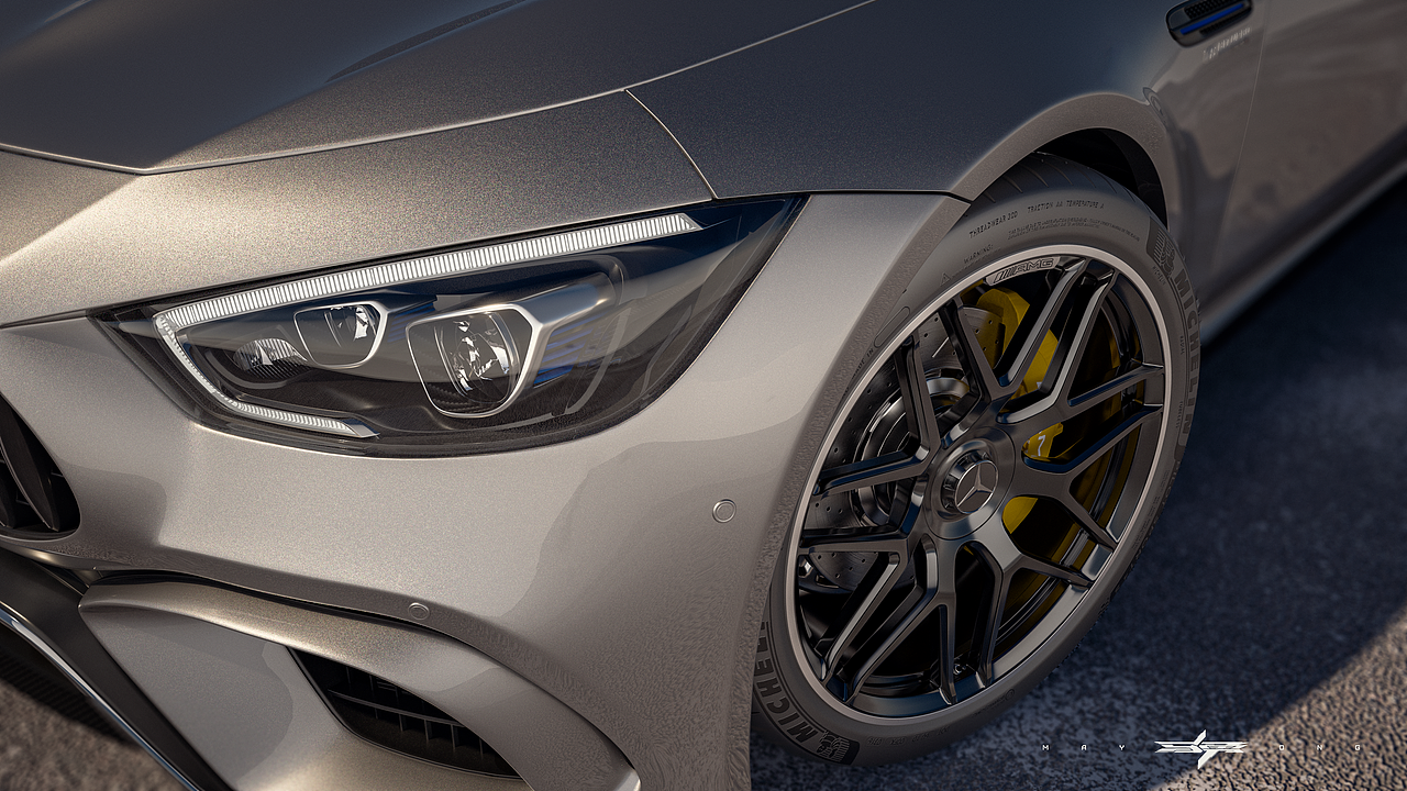 Mercedes Benz AMG GT63S 汽车可视化渲染