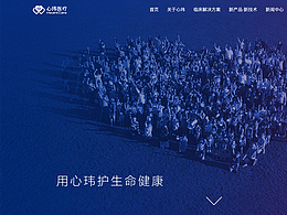 撼云案例 | 心玮医疗网页设计 [52期]