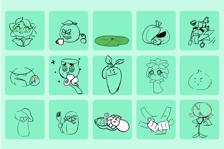 保卫向日葵（图ZMzg4MDkyNjYw） - 网络表情 - 站酷设计师猴汤宇宙原创素材 - 站酷ZCOOL