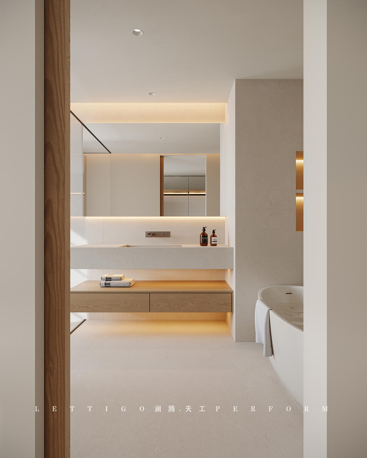 现代简约+原木，高级，干净（图ZMzg4MDkyODY0） - 家装设计 - 站酷设计师澜腾天工表现李工原创素材 - 站酷ZCOOL