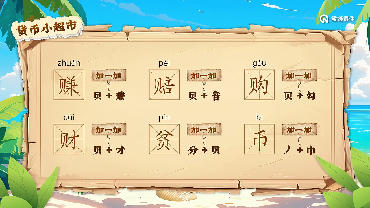 小学语文公开课课件《“贝”的故事》