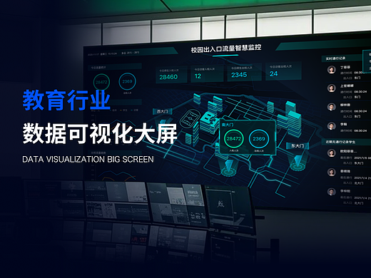 教育行业 ｜ 数据可视化大屏演示demo