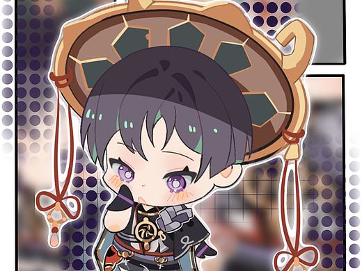 散兵Ｑ版（个人主页-ZNzE2NTA2ODA=） - IP形象 - 站酷设计师plplplplplpl原创素材 - 站酷ZCOOL