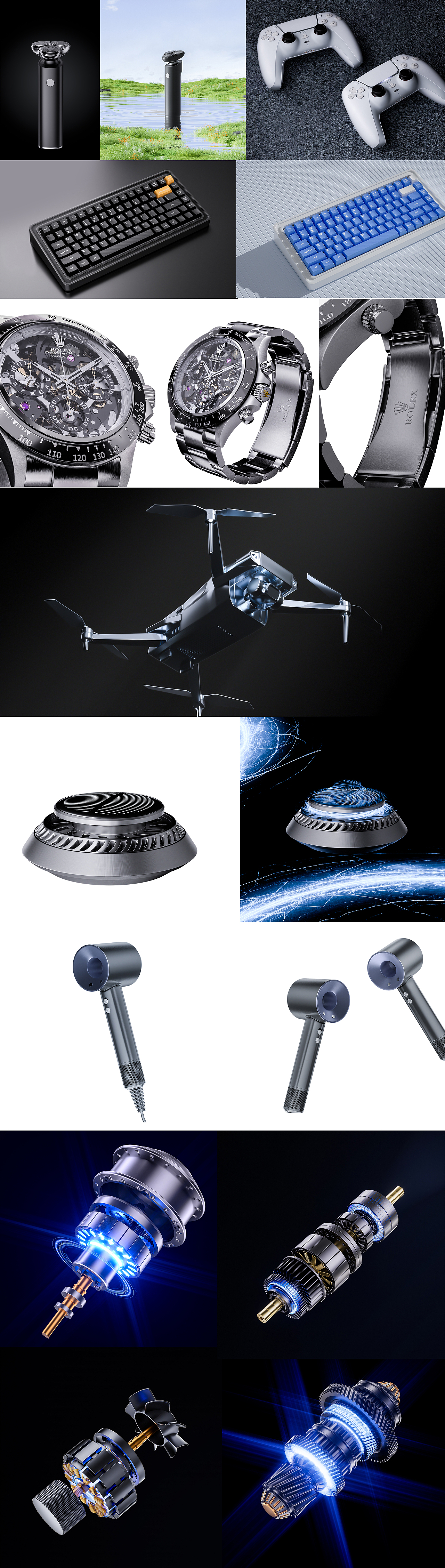 C4D三维--3C 产品渲染（图ZMzg4MTA3MTEy） - 产品 - 站酷设计师地铁口的二胡独奏原创素材 - 站酷ZCOOL