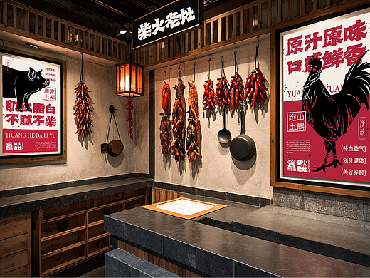 <柴火老灶>餐饮品牌设计 | 爆款餐饮全案视觉