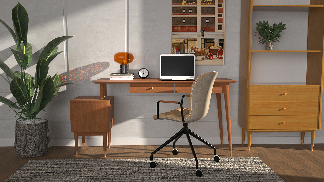 C4D+OC渲染器，室内场景渲染练习（图ZMzg4MTEwNjc2） - 场景 - 站酷设计师发现至美原创素材 - 站酷ZCOOL