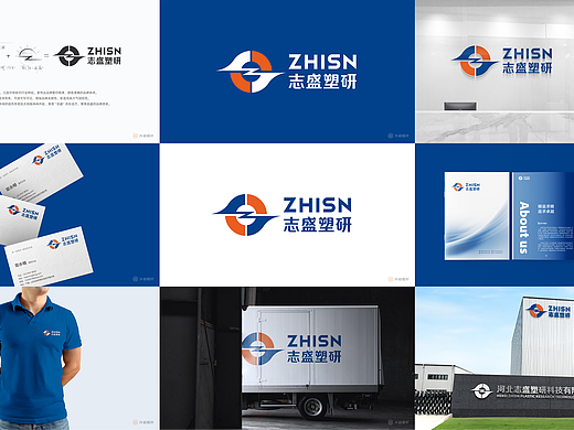印刷彩印行业logo标志设计｜兴动设计