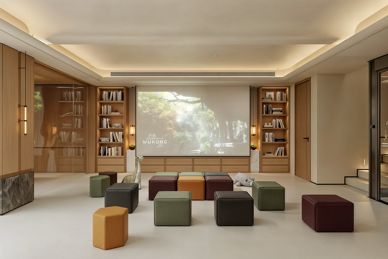 现代新中式别墅 宋式美学别墅 别墅（图ZMzg4MTI0NDIw） - 家装设计 - 站酷设计师痞老蟹原创素材 - 站酷ZCOOL