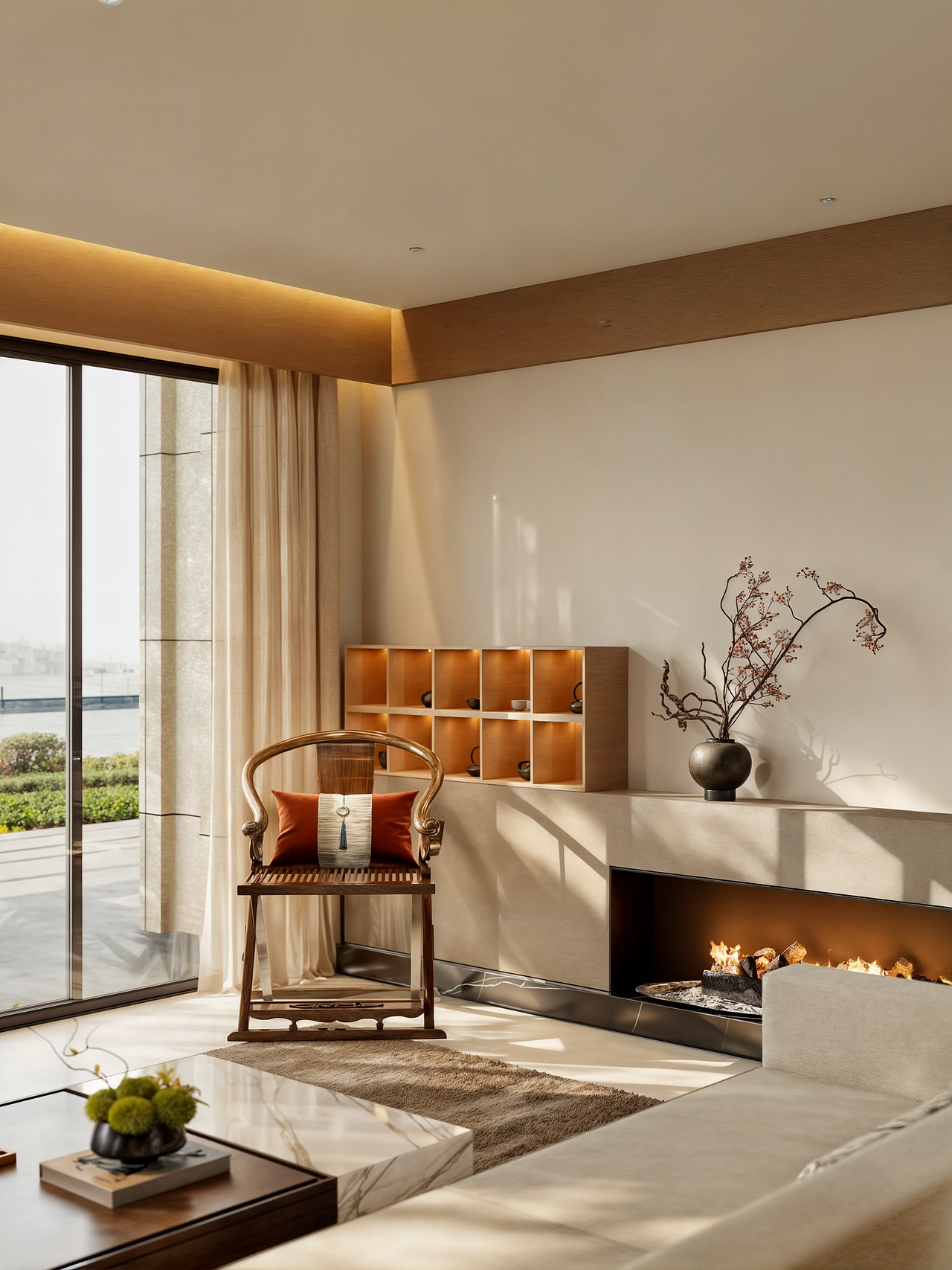 现代新中式别墅 宋式美学别墅 别墅（图ZMzg4MTI0NDMy） - 家装设计 - 站酷设计师痞老蟹原创素材 - 站酷ZCOOL