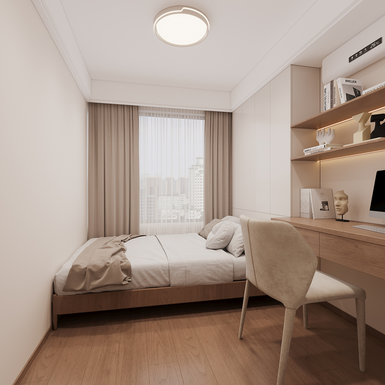 新中式全屋效果表现