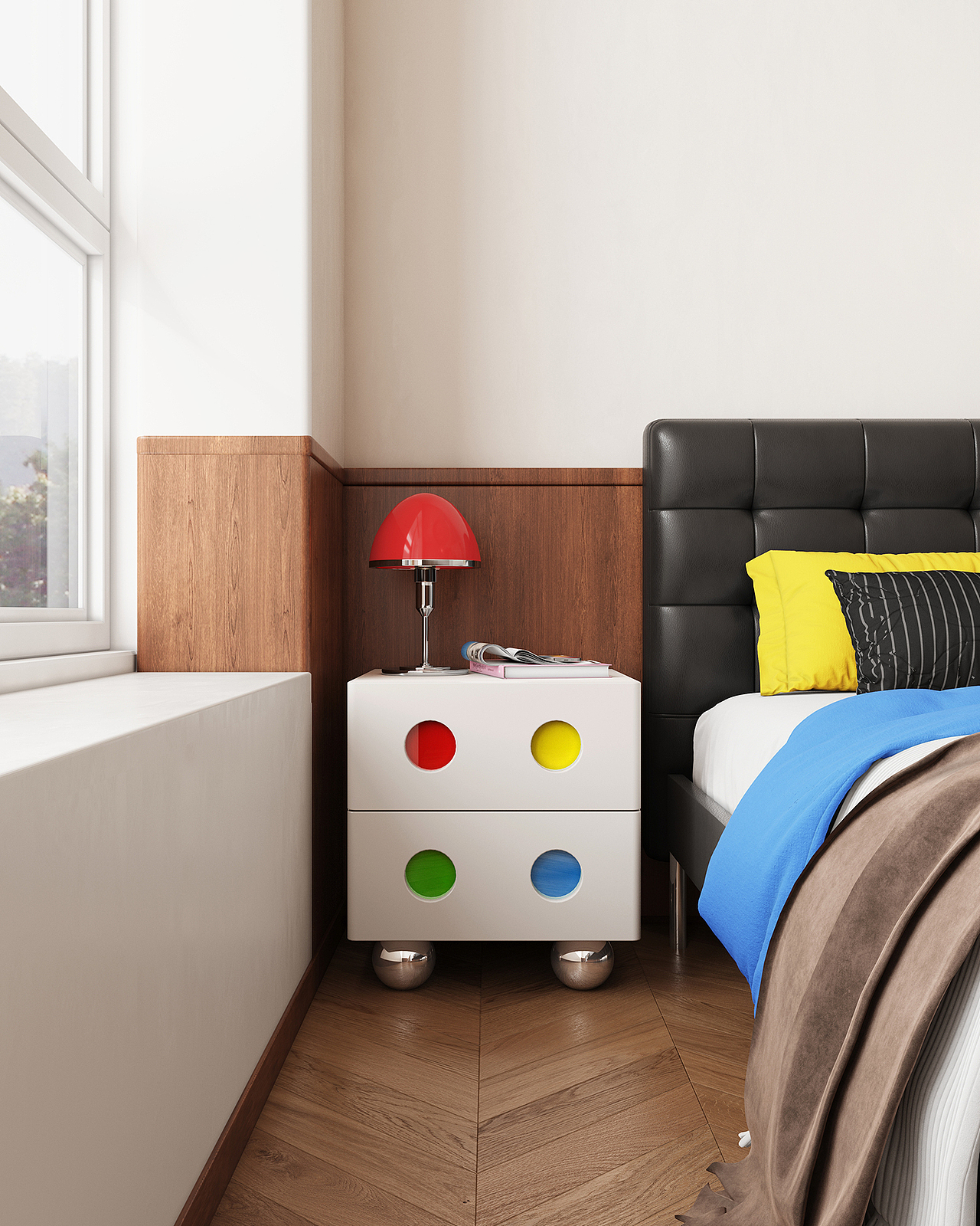 床头柜建模渲染（图ZMzg4MTQ1NTQ0） - 场景 - 站酷设计师颜设视觉原创素材 - 站酷ZCOOL