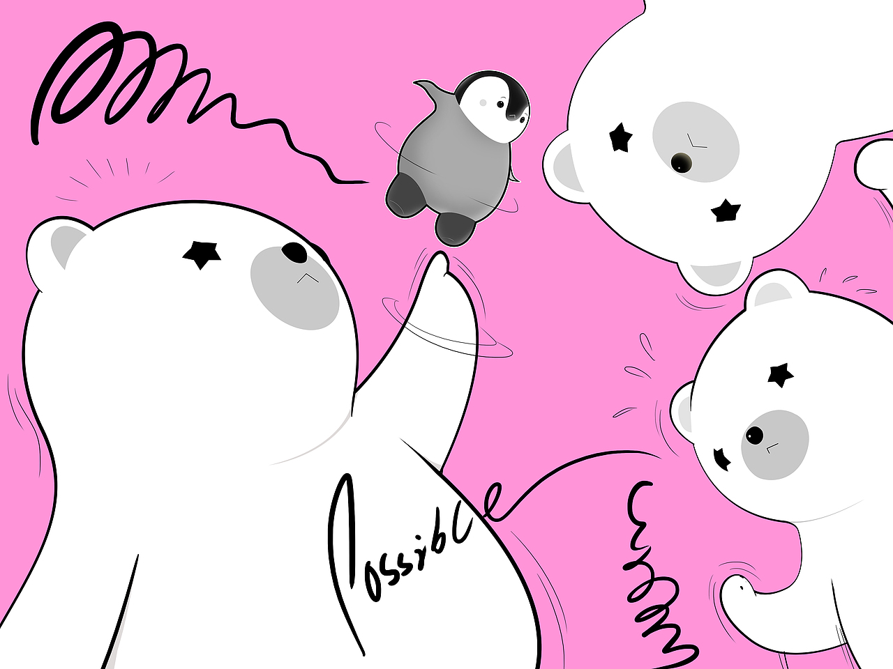 Possible可可和能能｜2025年新篇章（图ZMzg4MTU0NDM2） - 新锐潮流插画 - 站酷设计师杰森白原创素材 - 站酷ZCOOL