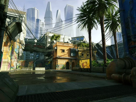 后巷街頭（個(gè)人主頁-ZNzE2NTc5NzY=） - 場(chǎng)景 - 站酷設(shè)計(jì)師陌生的路原創(chuàng)素材 - 站酷ZCOOL