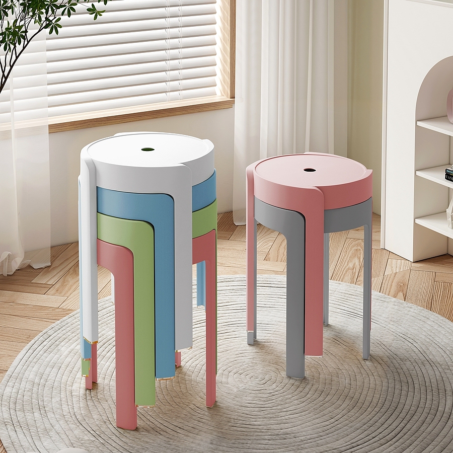 电商产品效果图-塑料凳