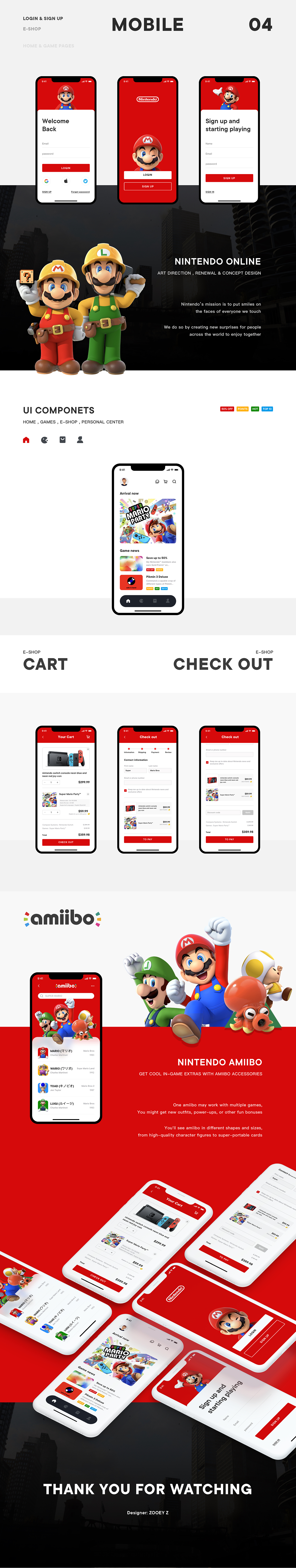 WEB/APP-任天堂Nintendo概念设计[2020]（图ZMzg4MTgyMzU2） - 游戏UI - 站酷设计师ZOOEY_Z原创素材 - 站酷ZCOOL