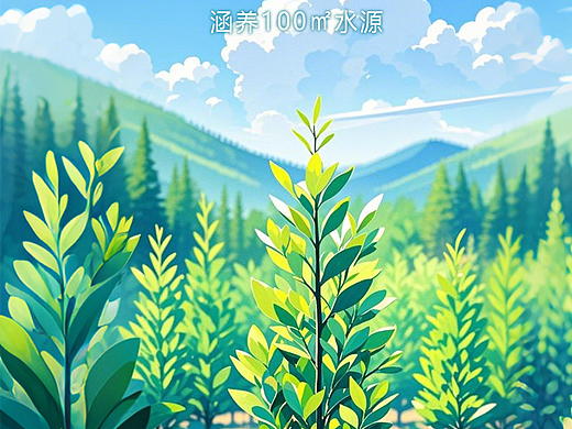 AI创作 —— 植树节:“植”此青绿