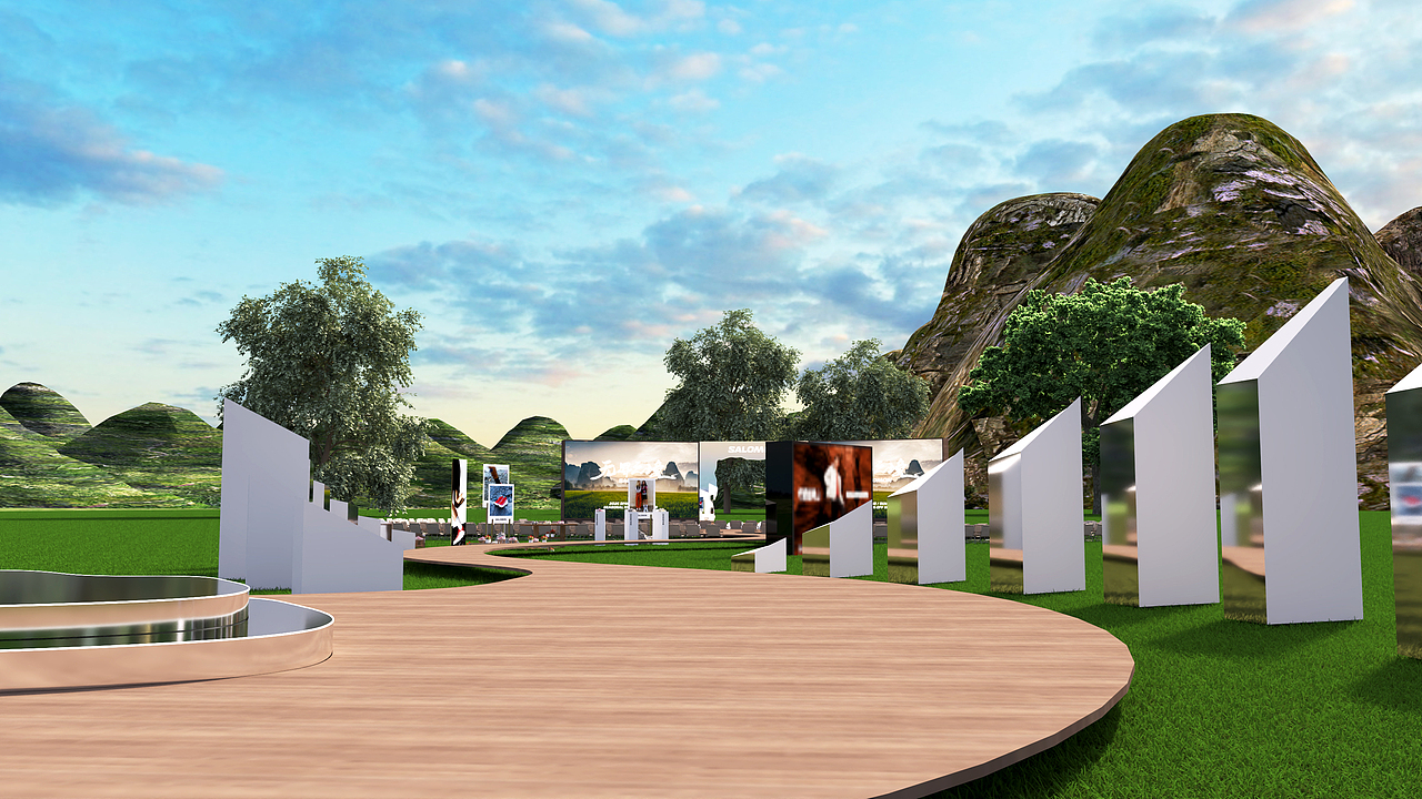 Salomon崇左秀场设计分享（图ZMzg4MTk1NTky） - 其他三维 - 站酷设计师哼哈二将的二将原创素材 - 站酷ZCOOL