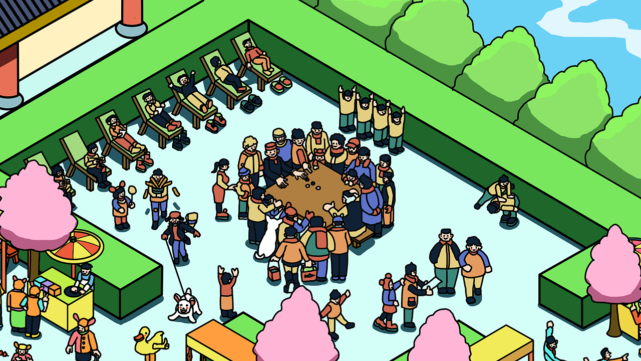 春游-2.5D场景插画（图ZMzg4MjAwMjAw） - 商业插画 - 站酷设计师小程的画原创素材 - 站酷ZCOOL