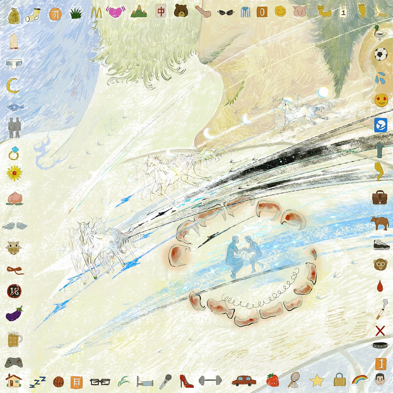 2024插画总结（图ZMzg4MjAxNTg4） - 商业插画 - 站酷设计师津岐原创素材 - 站酷ZCOOL