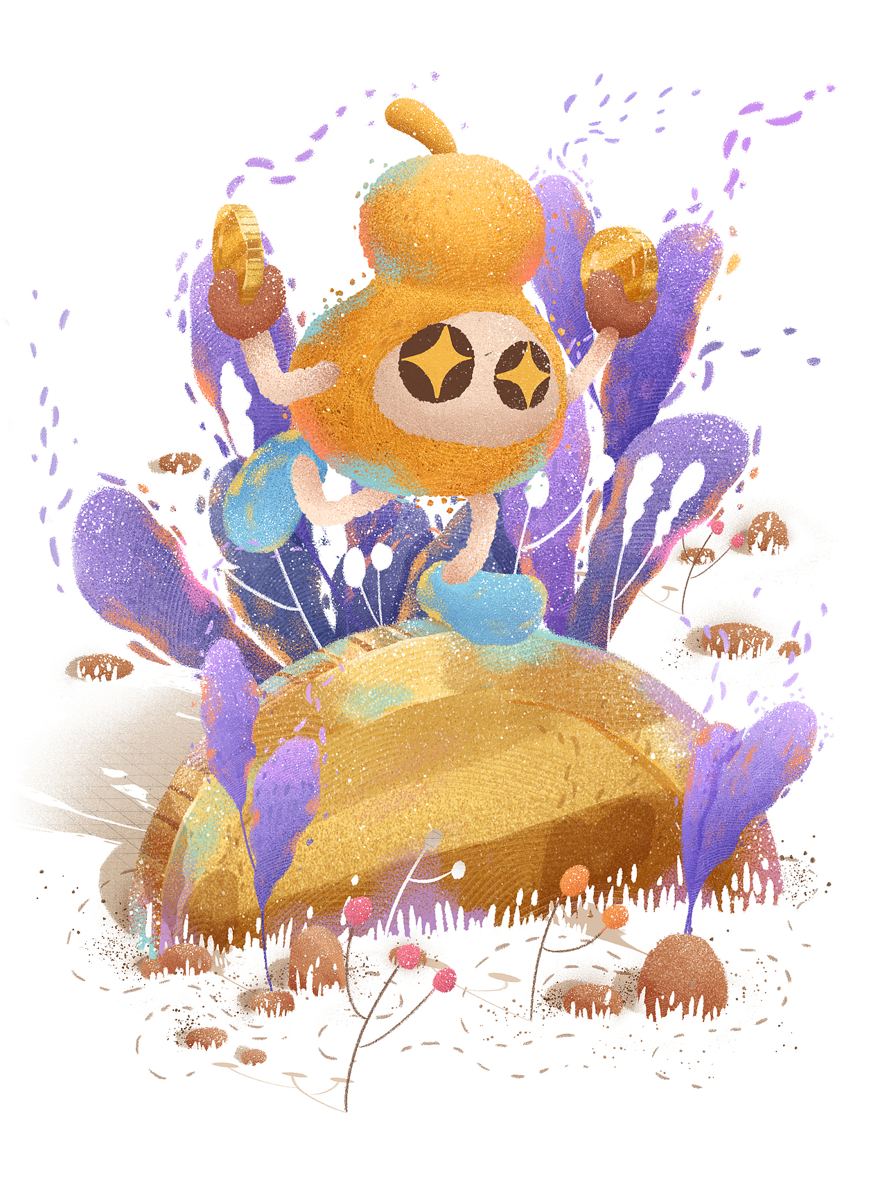 盲盒插画-葫芦兄弟!