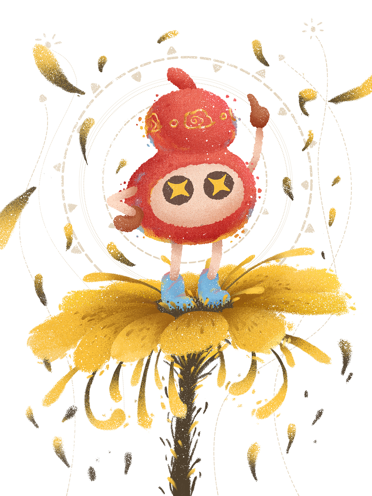 盲盒插画-葫芦兄弟!