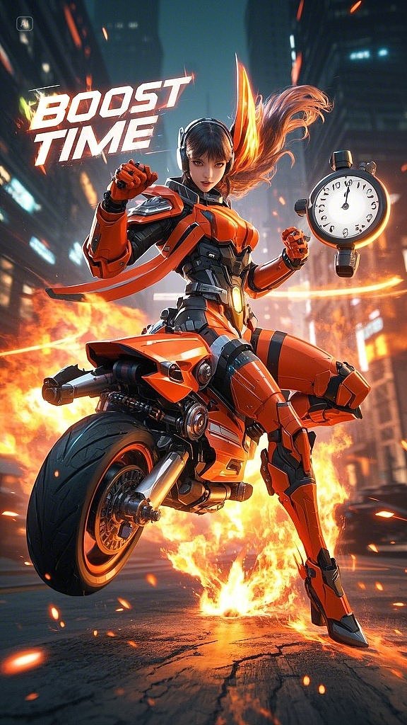 根据假面骑士极狐生成的AI绘画作品