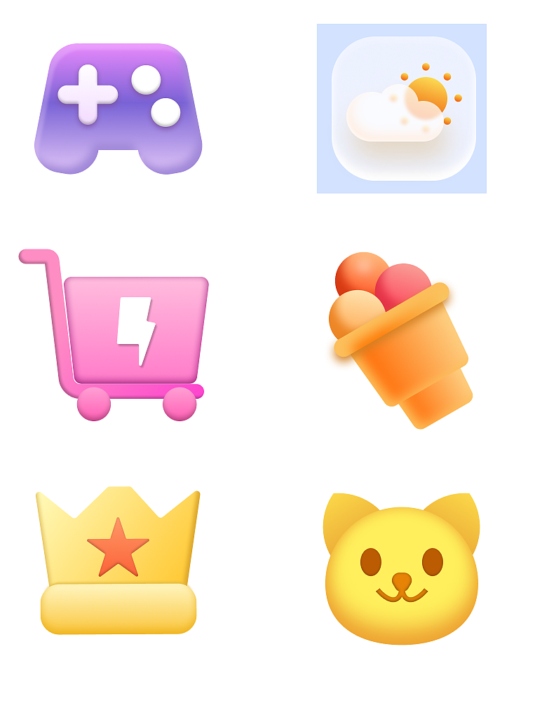 UI图标临摹练习