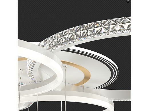水晶隱形扇吊燈渲染|燈具渲染（個人主頁-ZNzE2NjQzNjg=） - 產(chǎn)品 - 站酷設(shè)計師嚕嚕嚕嚕啊原創(chuàng)素材 - 站酷ZCOOL