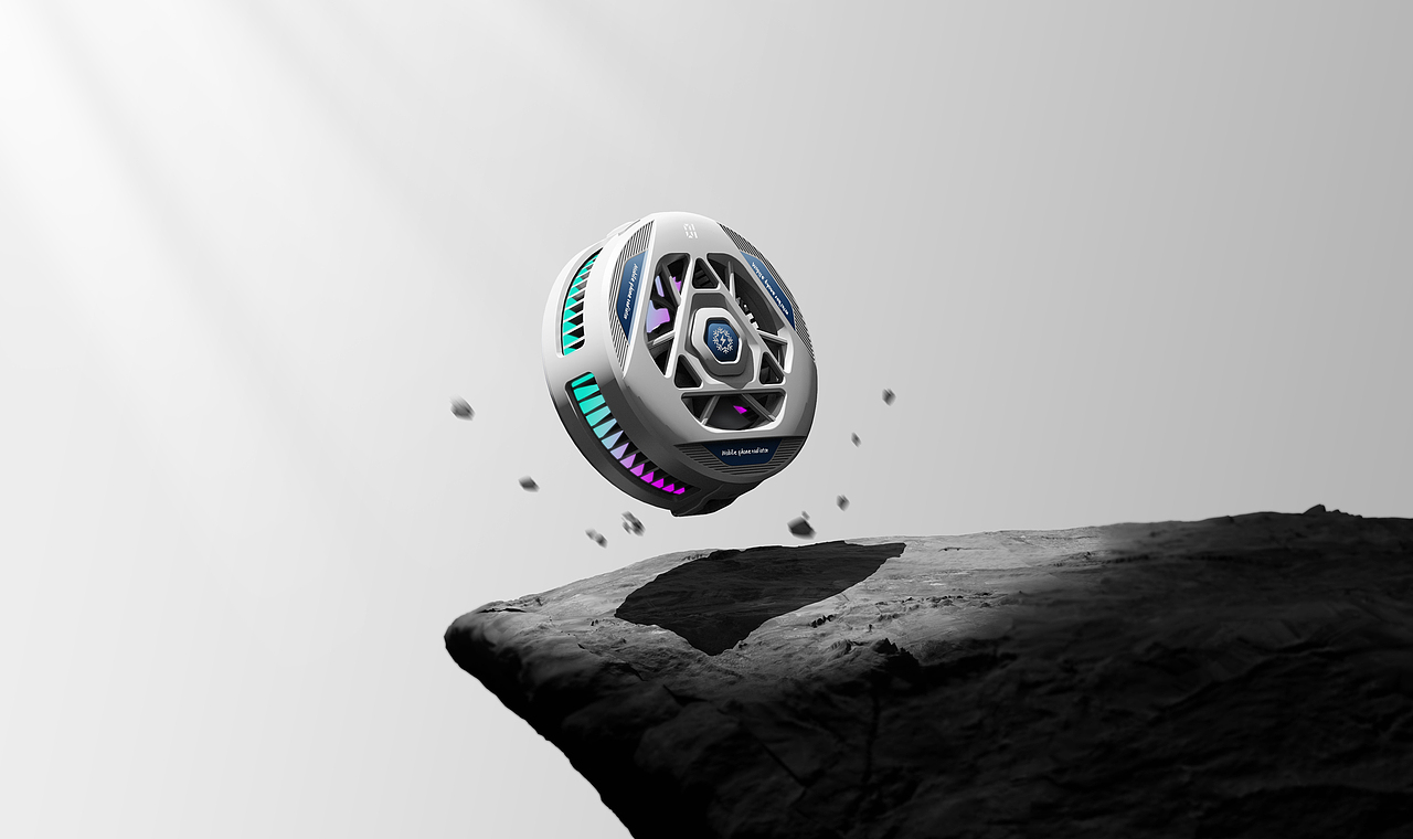 手机散热器设计-结冰款（图ZMzg4MjQzNzAw） - 电子产品 - 站酷设计师古时候人曰原创素材 - 站酷ZCOOL