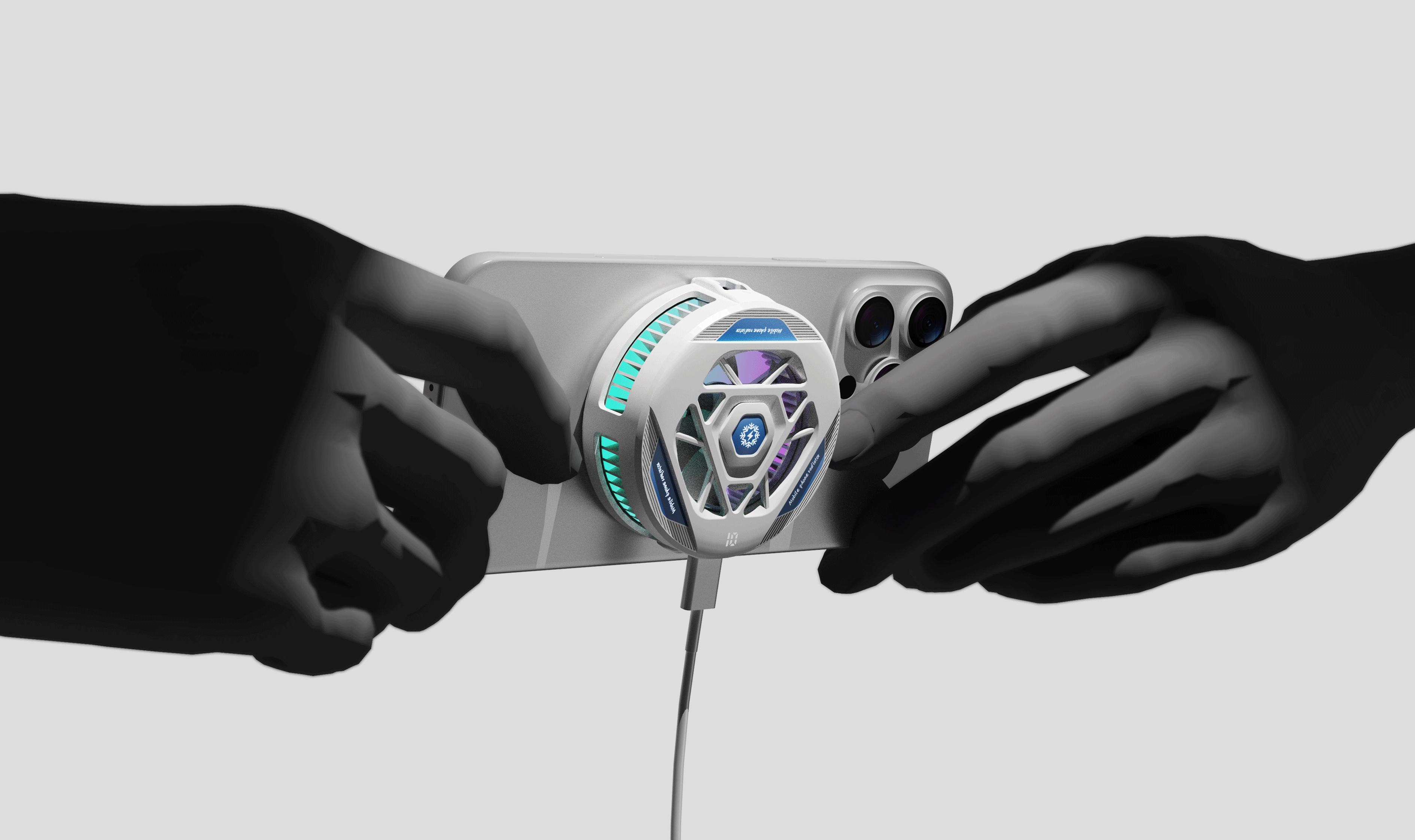 手机散热器设计-结冰款（图ZMzg4MjQzNzA4） - 电子产品 - 站酷设计师古时候人曰原创素材 - 站酷ZCOOL