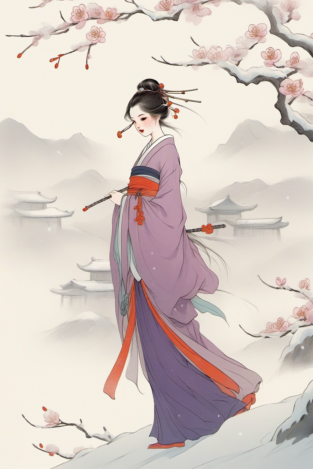 古代插画人物（图ZMzg4MjQ4ODA0） - 艺术插画 - 站酷设计师锦筑云舒设计原创素材 - 站酷ZCOOL