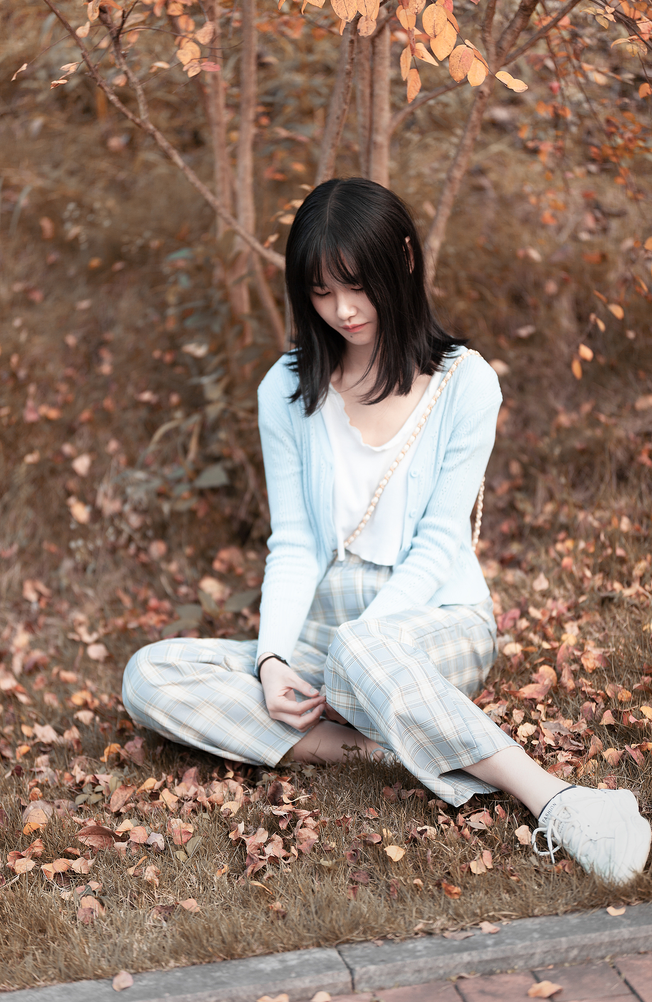 公园·少女·人像·秋天