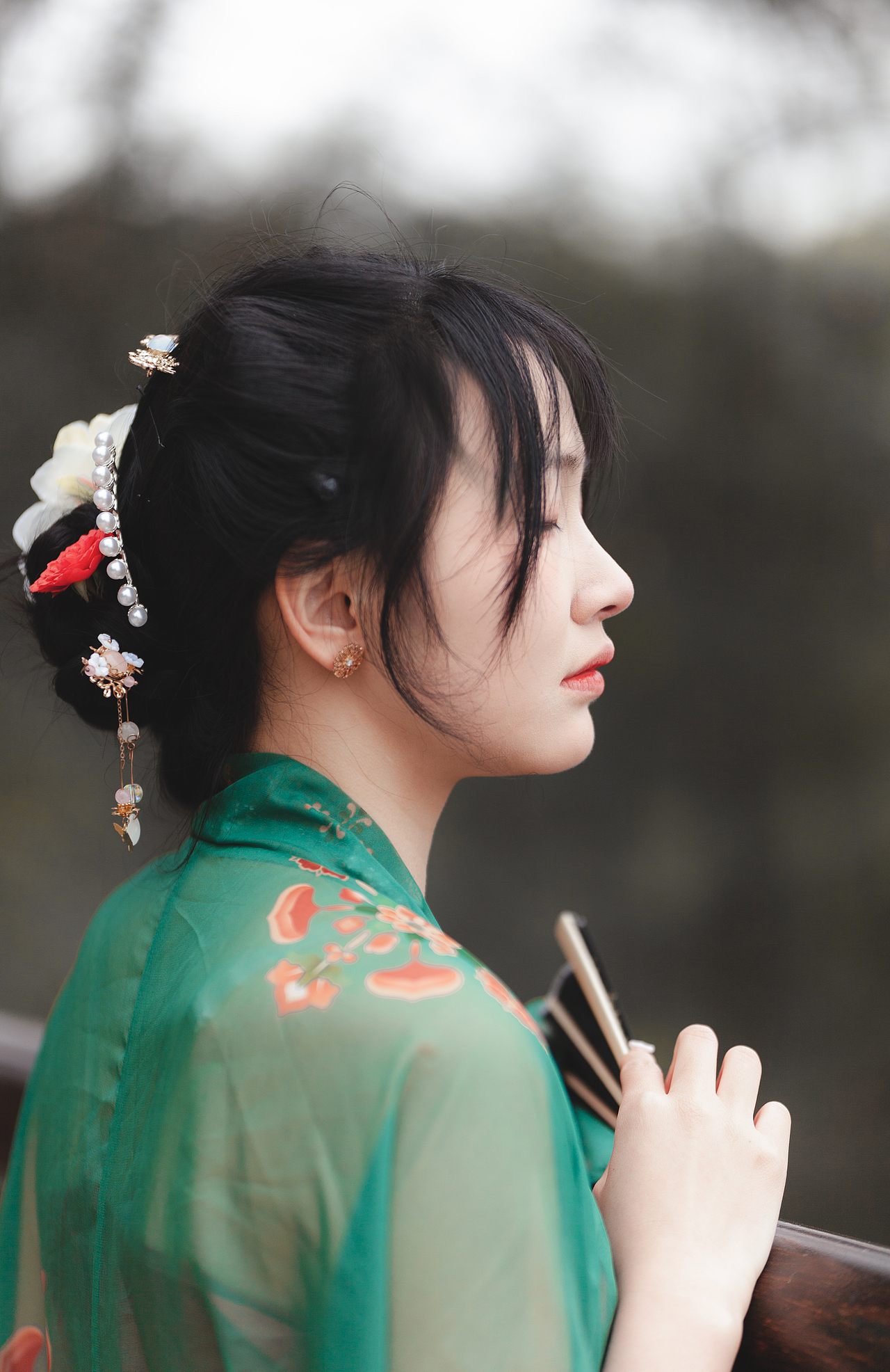梨花·春天·少女·汉服·古风