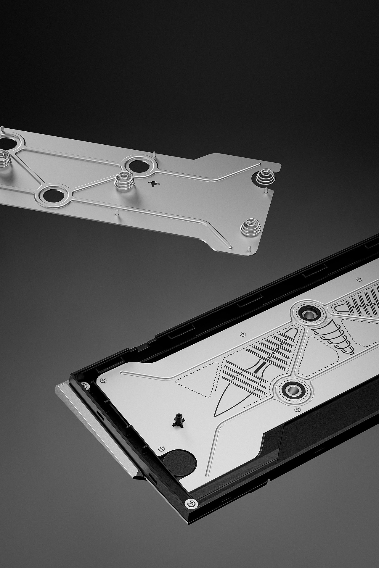 磁轴键盘 醉鹿A75 Ultra 主视觉图渲染