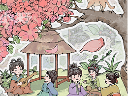 國風(fēng)插畫——清明節(jié)