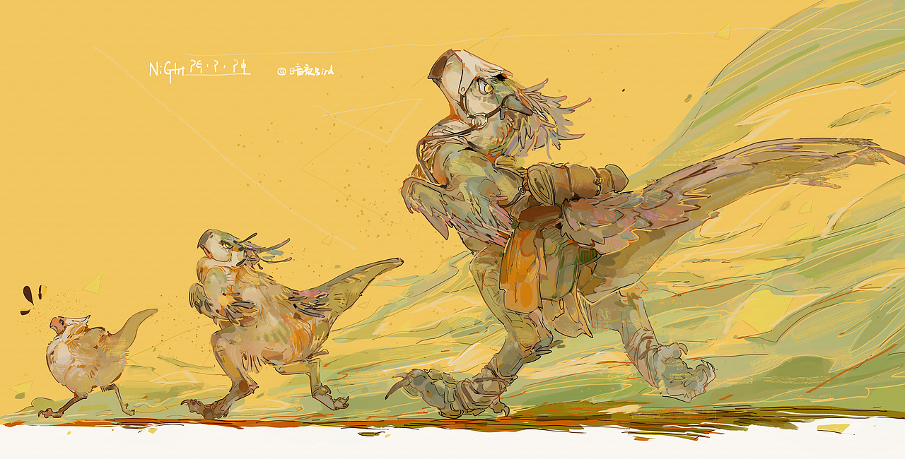 怪物猎人创意插画