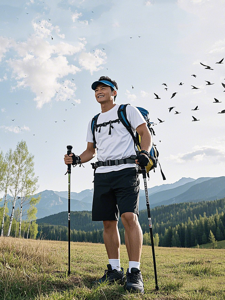 成年男性短袖主图模特素材
