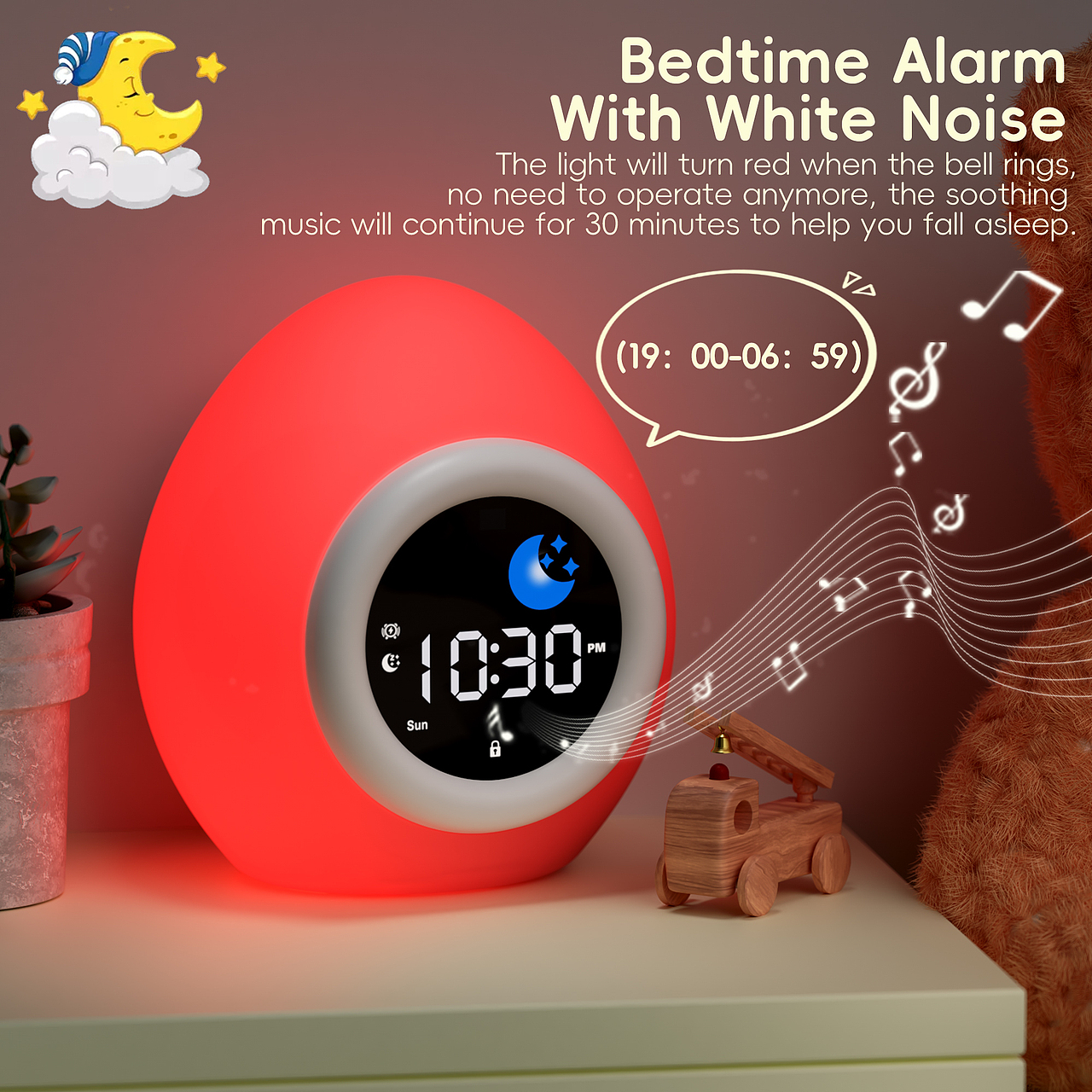 亚马逊主图A+ I 儿童闹钟蛋 狗 猫 云朵 系列