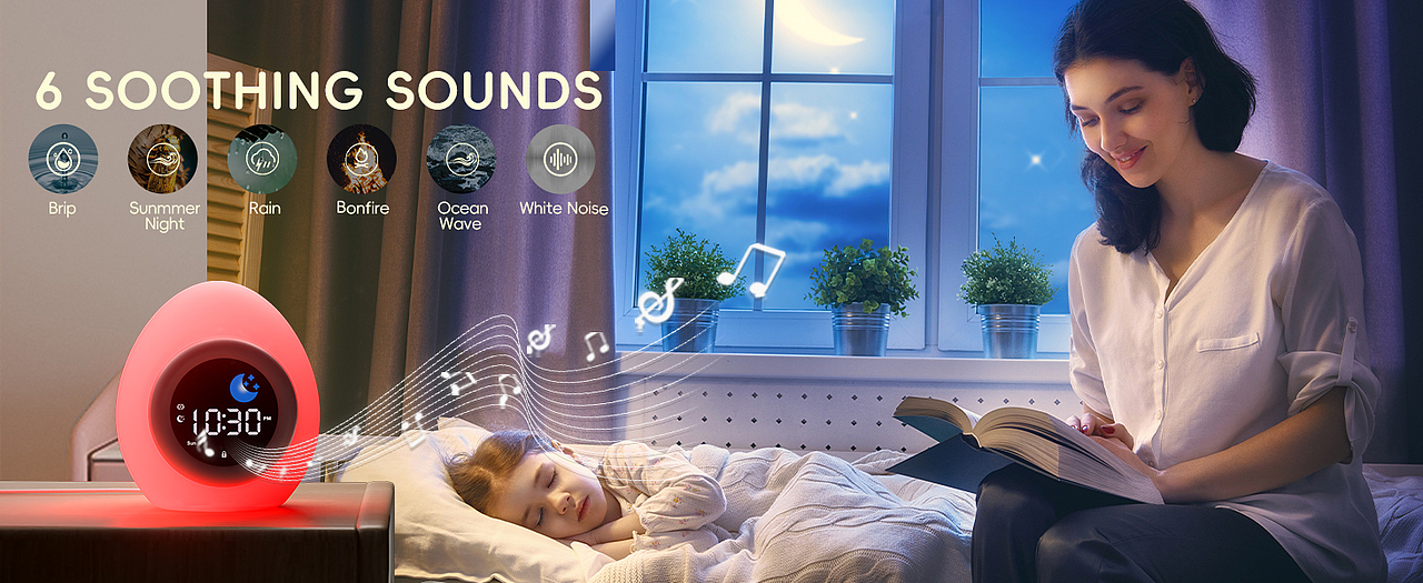 亚马逊主图A+ I 儿童闹钟蛋 狗 猫 云朵 系列