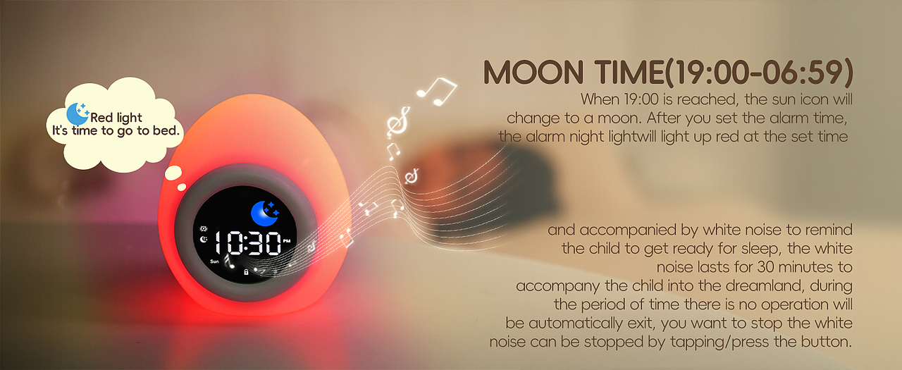 亚马逊主图A+ I 儿童闹钟蛋 狗 猫 云朵 系列