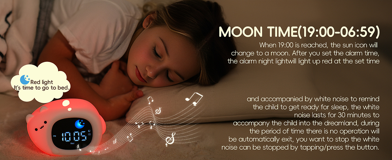 亚马逊主图A+ I 儿童闹钟蛋 狗 猫 云朵 系列