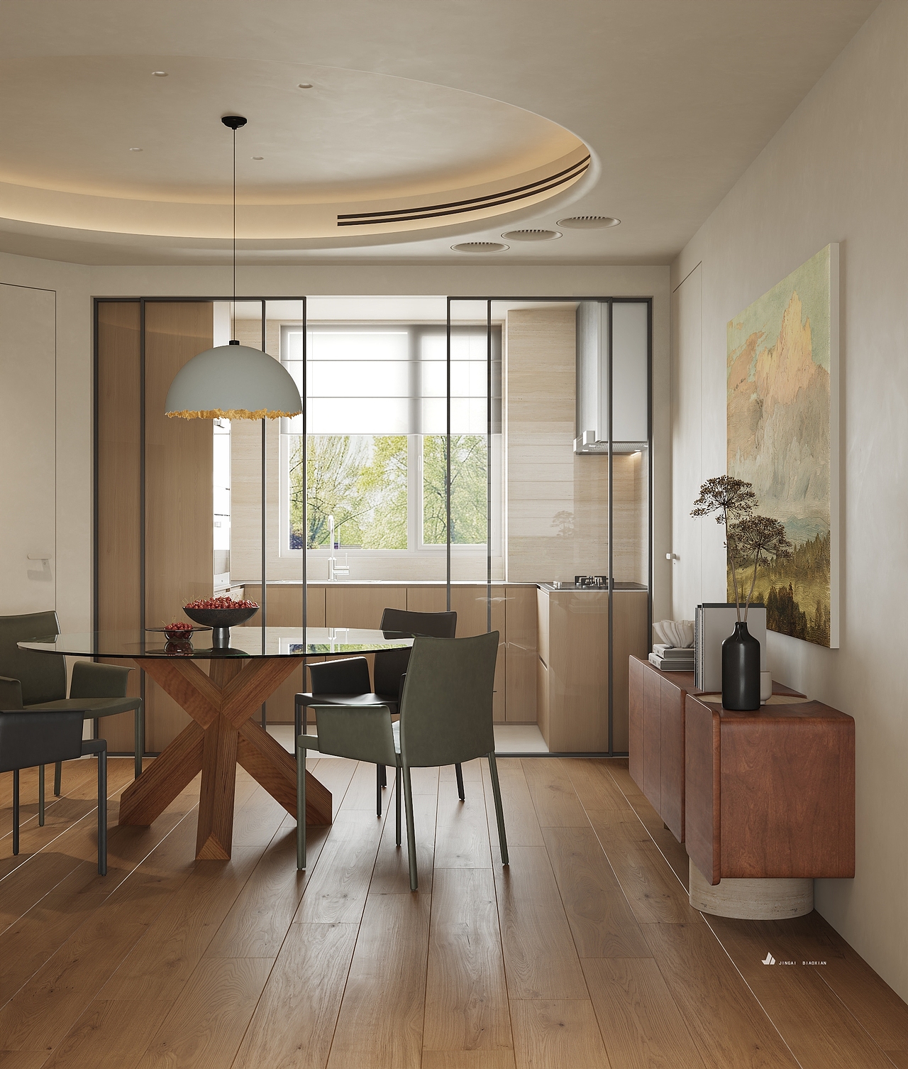 现代奶油风（图ZMzg4MjkxNTc2） - 家装设计 - 站酷设计师金该效果图官方账原创素材 - 站酷ZCOOL