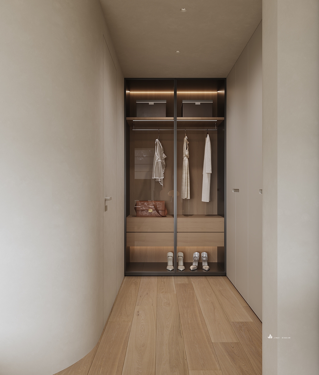 现代奶油风（图ZMzg4MjkxNTY4） - 家装设计 - 站酷设计师金该效果图官方账原创素材 - 站酷ZCOOL